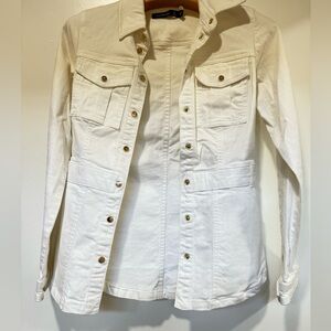 KAREN MILLEN WHITE LIGHT JACKET
